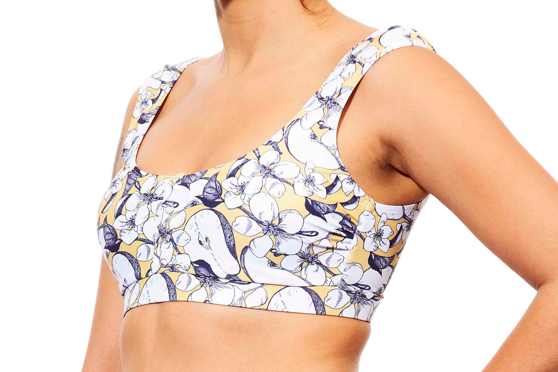 lucy top pears print- חדש!  Noyka